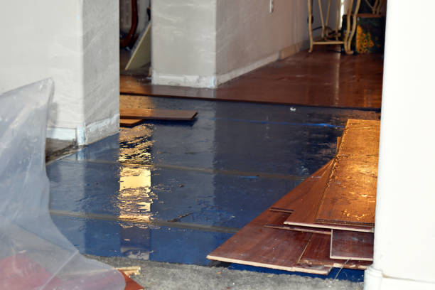 Professional Sewage Cleanup technician working in Friant, CA